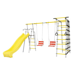 Дачный комплекс Богатырь Плюс 2 MAX ЦК Romana 103.12.07 серый жёлтый 