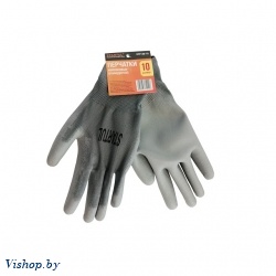 Перчатки нейлон, полиуретан. покрытие, 10 р-р, серые STARTUL