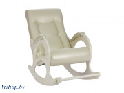 Кресло-качалка модель 44 б/л Орегон перламутр 106 сливочный на Vishop.by 