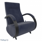 Кресло глайдер Balance-3 Verona Denim blue, венге на Vishop.by 