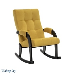 Кресло-качалка Leset Спринг венге Velur V28 на Vishop.by 