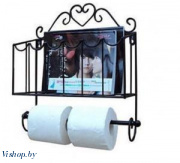 настенный держатель туалетной бумаги и газет н1 на Vishop.by 