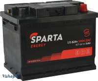 Автомобильный аккумулятор SPARTA EFB 6СТ-60 Евро R+ 560A (60 А/ч)