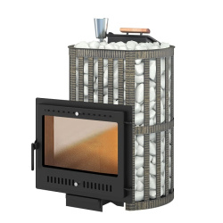 Печь ВЕЗУВИЙ Ураган Ковка 22 Панорама М от Vishop.by 