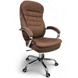 кресло с регулировкой высоты calviano vip masserano коричневая ткань на Vishop.by 