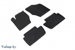Резиновые коврики салона Сетка для Citroen C4 2004-2012 Черные