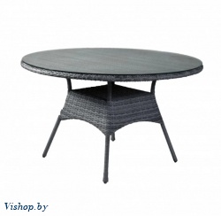 Стол круглый разборный 722 D130 серый