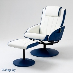 кресло вибромассажное angioletto barone blu bianco на Vishop.by 
