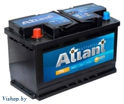 Автомобильный аккумулятор Atlant Blue L+ (75 А/ч)