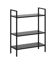 стеллаж leset стилвуд 23 широкий 3 полки черный на Vishop.by 
