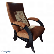 Кресло-качалка Бастион 5 гляйдер (pearl 108 +цветы) на Vishop.by 