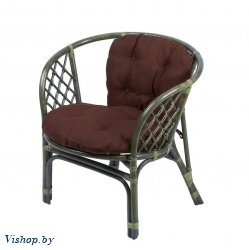 ind кресло багама 1 олива подушка коричневая на Vishop.by 
