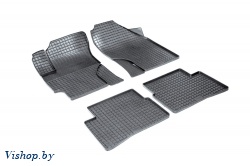 Резиновые коврики салона Сетка для Hyundai Verna 2006-2010 Черные