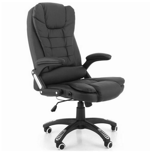 офисное кресло calviano veroni с массажем (черный) на Vishop.by 