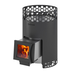 Печь для бани Везувий Чёрная Пчёлка 20 С INOX (ИНОКС) от Vishop.by 