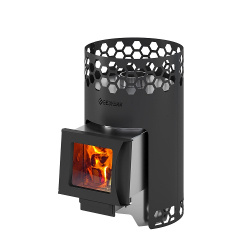 Печь для бани Везувий Чёрная Пчёлка С INOX (ИНОКС) от Vishop.by 