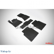 Коврики с рисунком Сетка AUDI A8 III Черные