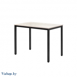 стол сеул 100х60 дуб белый металл черный на Vishop.by 