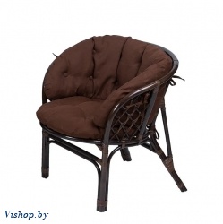 ind кресло багама темно-коричневый подушка коричневая на Vishop.by 