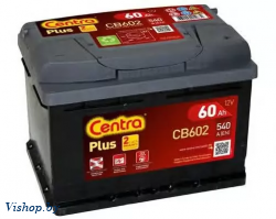 Автомобильный аккумулятор Centra Plus R+ низкий / CB602 (60 А/ч)