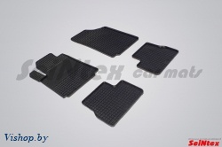 Резиновые коврики салона Сетка для Citroen C3 2002-2009 Черные