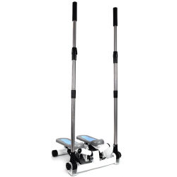 Степпер поворотный с поручнями Calviano 202 голубой