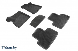 Коврики салона EVA 3D соты для Lada Priora 2007-2018 Черные