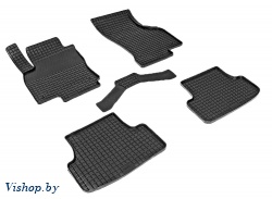 Резиновые коврики салона Сетка для Audi A3 2012-2020 Черные