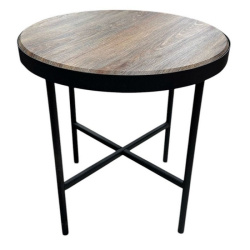 стол журнальный металларт м011 малый коричневый дуб на Vishop.by 