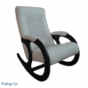 Кресло-качалка Бастион 3 бежевый + вставка цветы на Vishop.by 