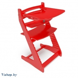столик под ограничитель к стулу вырастайка красный на Vishop.by 