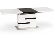 стол обеденный halmar monaco раскладной, бело\серый на Vishop.by 