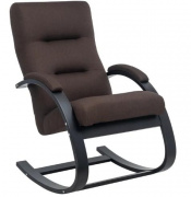 Кресло-качалка МИЛАНО Leset  коричневый / венге на Vishop.by 