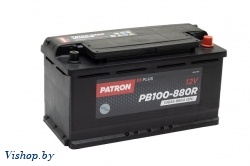 Автомобильный аккумулятор Patron Plus PB100-880R (100 А/ч)
