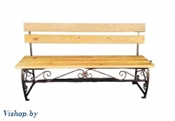 Скамейка со спинкой С77 Саниджи