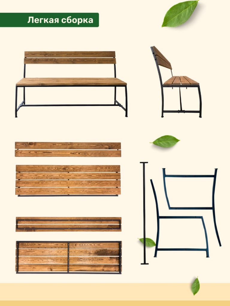 Инструкция по сборке скамейки садовой МФ 1.5 2 палисандр Лавочка садовая МФ 1.5 2 палисандр