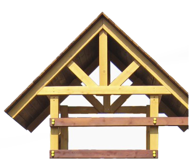 деревянная крыша