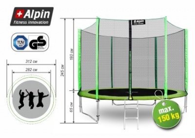 Батут ALPIN 312 см - 10ft