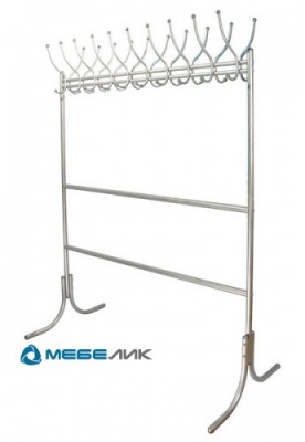 Вешалка общественная М 12 месье металлик 