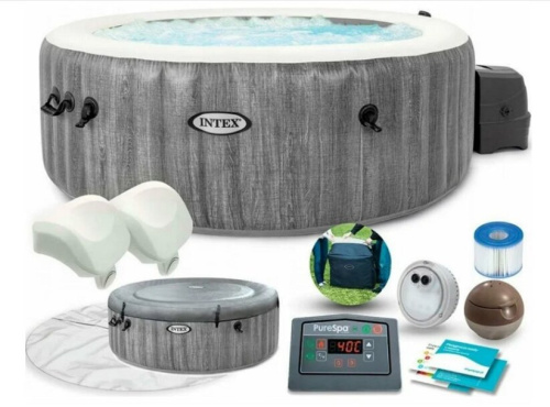 Бассейн-джакузи Intex Greywood Deluxe 196x71 см (28440GN)