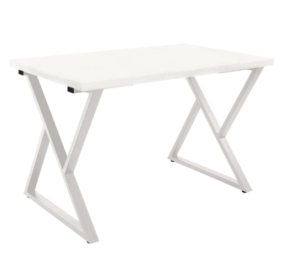 Стол Дели 120х70 белый металл белый 
