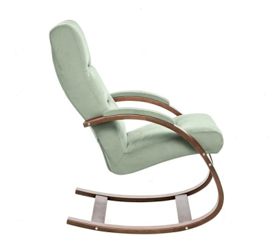 Кресло-качалка Leset Милано орех текстура Velur V14