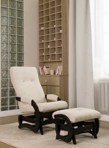 Кресло-маятник Leset Блисс венге Antonio Ivory