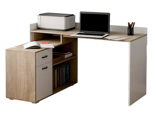 Стол ИМИДЖ-2 белый дуб сонома 