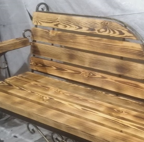 Скамейка с подковой Оберег от злых сил Грифонсервис СК95