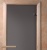 Дверь графит матовая Затмение 6 мм