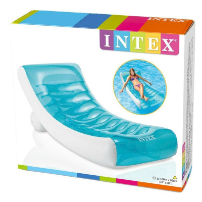 Надувной матрас-шезлонг Intex Rockin Lounge 188x99 см 58856EU