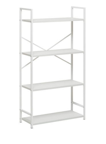 Стеллаж Leset Стилвуд 24 широкий 4 полки белый 