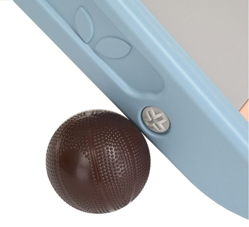 Горка-комплекс Pituso Мопсик с баскетбольным кольцом FE-HT-XG0-beige