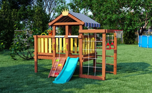 Детская спортивная площадка для дачи Савушка Baby Play 3 (Priority)